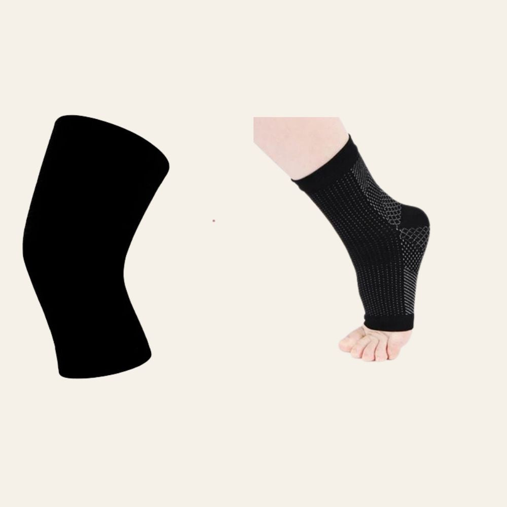 BambooRelief™ Morning Starter Bundle — Knee + Ankle Sleeve